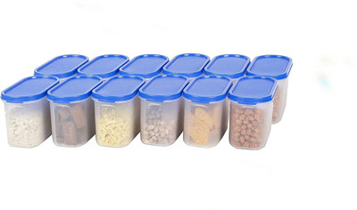Cutting EDGE Plastic Utility Container  - 1.2 L(Pack of 12, Blue)