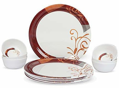 cashback Golden Fish Kintchen-King Melamine Round Full Dinner Plates, Quarter Plates & Veg. Bowl || Mini Dinning Set (Pack of 18, Floral Print) (KC-F-QPB-3-18) | Yuckquee Floral/Flower Vinyl Laptop Skin/Sticker/Cover/Decal Compatible for 10/14/15/15.6/17/17.3 Inches Laptop Or Notebook. F-18 Vinyl Laptop Decal 15.6