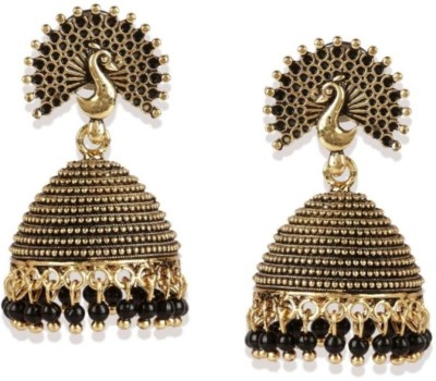 Bhana Jewells Earrings For Women And Girls Cubic Zirconia, Pearl Alloy Jhumki Earring