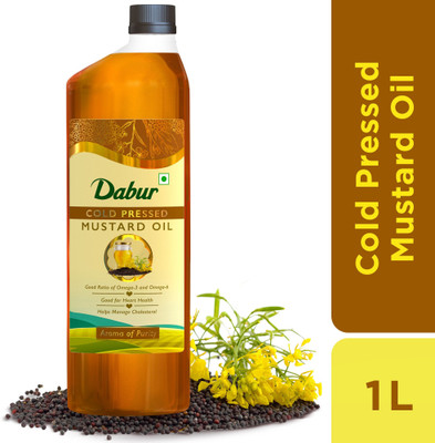 17% OFF on Dabur Cold Pressed Mustard Oil Plastic Bottle(1 L) 17% OFF on Dabur Cold Pressed Mustard Oil Plastic Bottle(1 L)