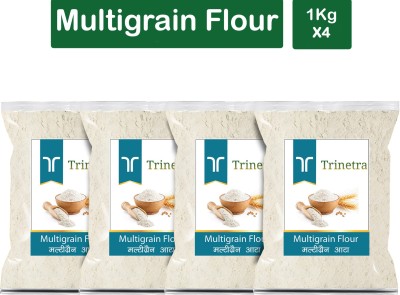 Trinetra Best Quality Multigrain Atta (Multigrain Flour)-1Kg (Pack Of 4)(4 kg, Pack of 4)