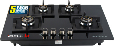 iBELL Glass Automatic Hob(4 Burners)