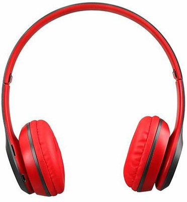 HIFY stylish foldable Bluetooth headset Bluetooth(Red, On the Ear)