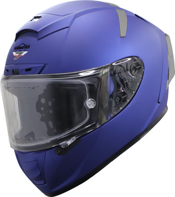 Steelbird SA-2 7Wings Super Aeronautics Full Face Helmet Motorbike Helmet(Blue)