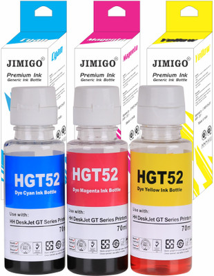 JIMIGO ( 2 BOTTLE BLACK INK ) Tri-Color Ink Bottle