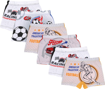 BodyCare Brief For Boys(Multicolor Pack of 6)