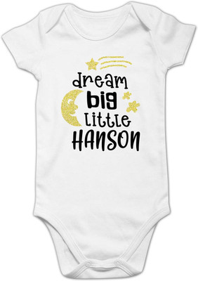 FUNCART Baby Boys & Baby Girls White Bodysuit