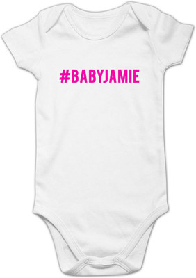 FUNCART Baby Boys & Baby Girls White Bodysuit