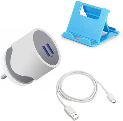 DAKRON Wall Charger Accessory Combo for LG W31(White)