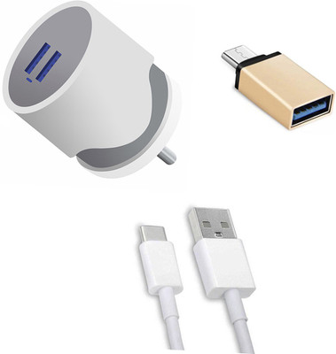 DAKRON Wall Charger Accessory Combo for LG Wing(White)
