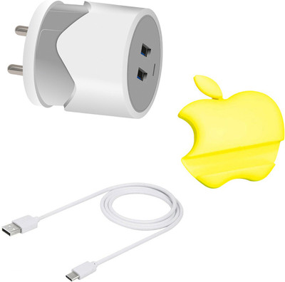 DAKRON Wall Charger Accessory Combo for OPPO F17 Pro(White)
