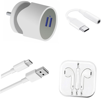 DAKRON Wall Charger Accessory Combo for Motorola Razr 5G(White)