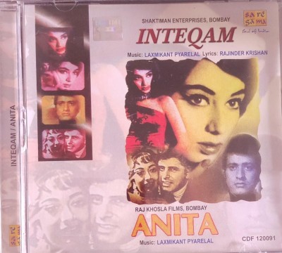 Inteqam / Anita Audio CD Standard Edition(Hindi - Lata Mangeshkar, Mohd Rafi, Mukesh (Artist))