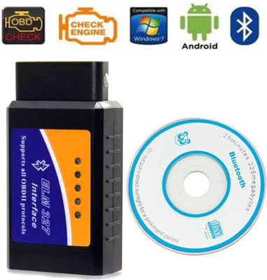 SellRider Imported Mini ELM327 Bluetooth ELM 327 V2.1 Interface OBD2/OBD II Auto Car Diagnostic Scanner OBD Reader OBD Reader