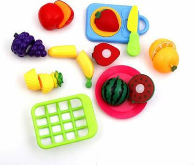 For Littel One Realistic Sliceable Fruits Cutting Play Toy Set