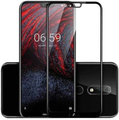 INFINITYWORLD Edge To Edge Tempered Glass for Nokia 6.1 Plus(Pack of 1)