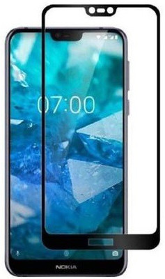 INFINITYWORLD Edge To Edge Tempered Glass for Nokia 6.1 Plus(Pack of 1)