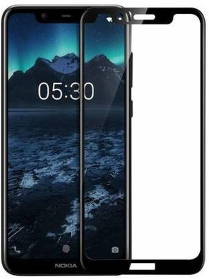 INFINITYWORLD Edge To Edge Tempered Glass for Nokia 5.1 Plus(Pack of 1)