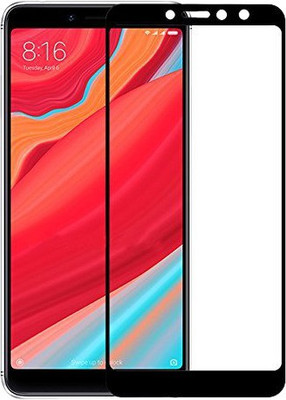 from comm Edge To Edge Tempered Glass for Mi Redmi Y2(Pack of 1)