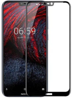 INFINITYWORLD Edge To Edge Tempered Glass for Nokia 6.1 Plus(Pack of 1)