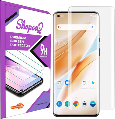 ShopeeQ Edge To Edge Tempered Glass for Oppo Reno 5 Pro UV(Pack of 1)