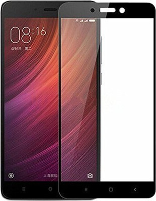 from comm Edge To Edge Tempered Glass for Mi Redmi Note 4X gorilla tempered glass(Pack of 1)