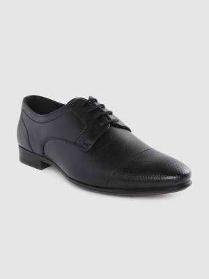 INVICTUS Men Black Solid Formal Derbys Derby For Men(Black , 9)