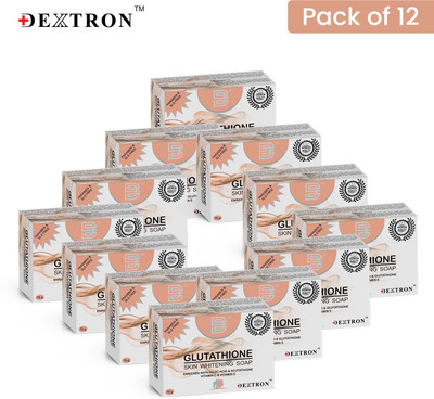 DEXTRON Glutathione Skin Whitening Soap(12 x 75 g)