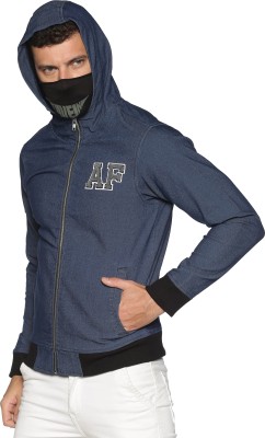 Arctic Fox Full Sleeve Self Design Men Sweatshirt
