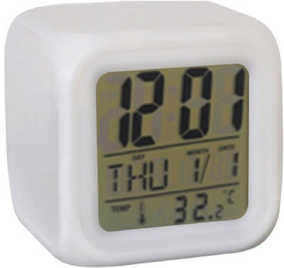 K Dudes Digital Multicolor Clock