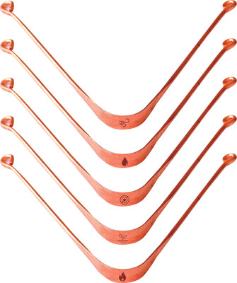 The Legend Copper Tongue Cleaner(Pack of 5)
