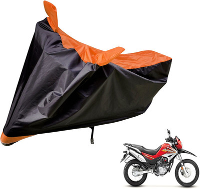 Auto Hub Two Wheeler Cover for Hero(Impulse, Black, Orange)
