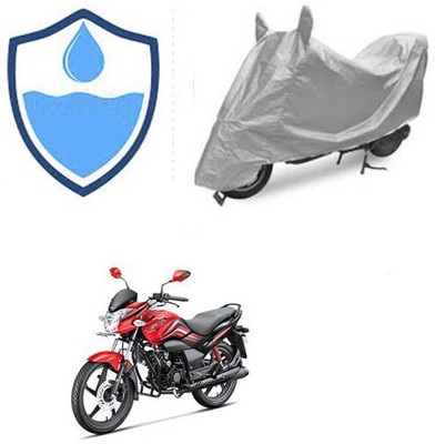 RPSENTTERPR Waterproof Two Wheeler Cover for Hero(Passion Xpro, Silver)