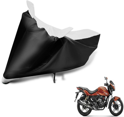MOCKHE Two Wheeler Cover for Hero(CBZ Extreme, Black, White)
