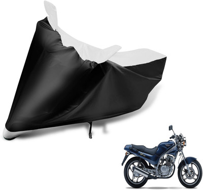 Auto Hub Two Wheeler Cover for Hyosung(GF 125, Black, White)