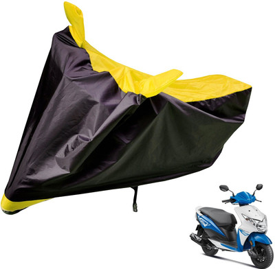 Auto Hub Two Wheeler Cover for Honda(Deo, Black, Yellow)