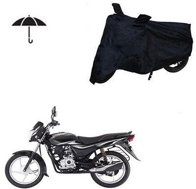 saanvi Waterproof Two Wheeler Cover for Bajaj(Platina 100 DTS-i, Black)