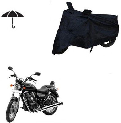 Mdstar Waterproof Two Wheeler Cover for Royal Enfield(Thunderbird 350, Black)