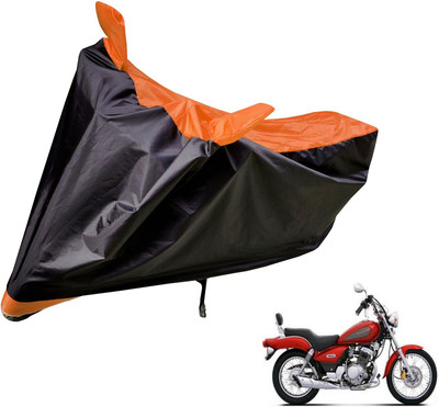 Auto Hub Two Wheeler Cover for Yamaha(Enticer, Black, Orange)