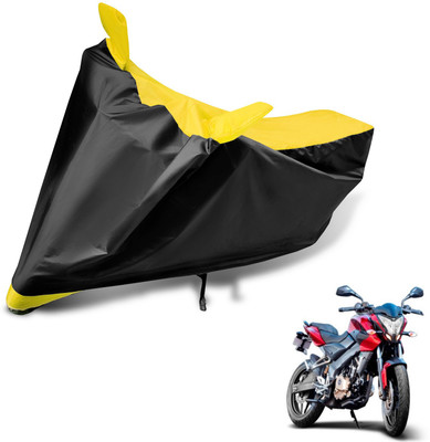 Auto Hub Waterproof Two Wheeler Cover for Bajaj(Pulsar NS 200, Yellow)