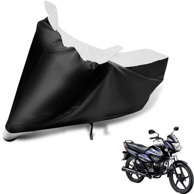 MOCKHE Two Wheeler Cover for Hero(Splendor NXG, Black, White)