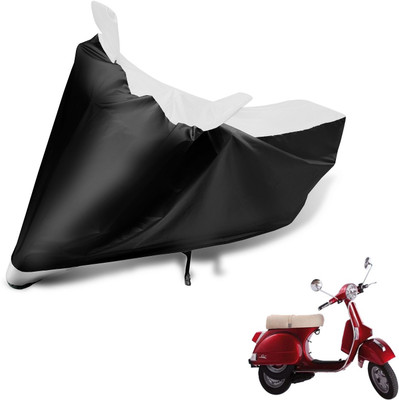 Auto Hub Two Wheeler Cover for LML(Star Euro, Black, White)