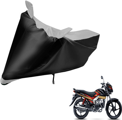 Auto Hub Two Wheeler Cover for Mahindra(Centuro, Black, Silver)