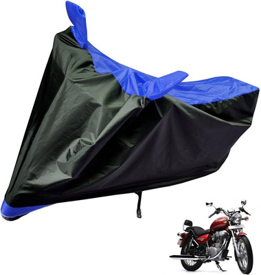 Auto Hub Two Wheeler Cover for Royal Enfield(Thunderbird 500, Black, Blue)