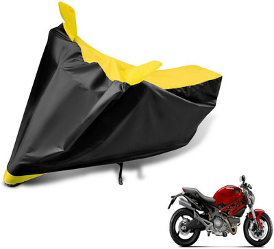 MOCKHE Two Wheeler Cover for Ducati(Monster 795, Black, Yellow)