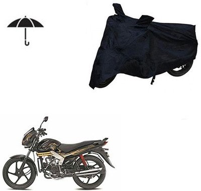 SRENTERPRISES Two Wheeler Cover for Mahindra(Centuro, Black)