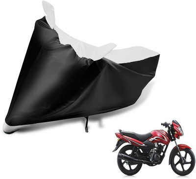 Auto Hub Two Wheeler Cover for TVS(Sport, Black, White)
