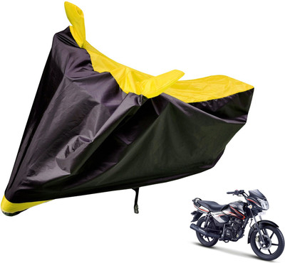 Auto Hub Two Wheeler Cover for TVS(Phoenix, Black, Yellow)