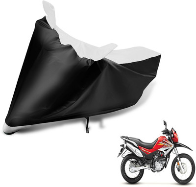 Auto Hub Two Wheeler Cover for Hero(Impulse, Black, White)