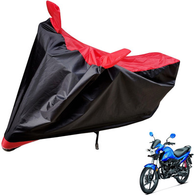 Auto Hub Two Wheeler Cover for Honda(Livo, Black, Red)